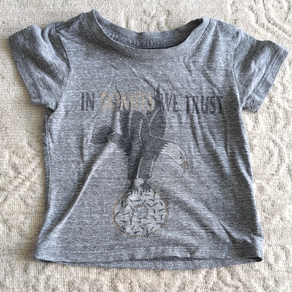 Tiny Whales Eagle & Donut Shirt -2T